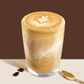 Raw coconut latte