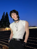 Stylish and cool vest with a sense of design