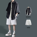 Two piece set of shirt and shorts